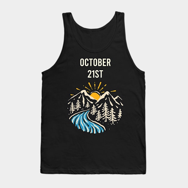 Landscape October 21st 21 Tank Top by blakelan128